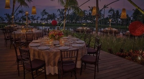 Espace banquet en plein air