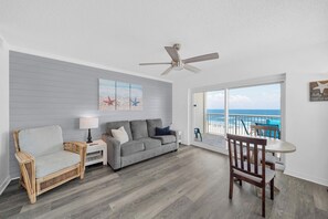 Living room with balcony access