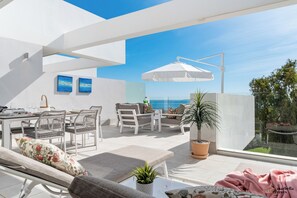 Spacious outdoor area.