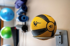 Yoga equipment provided at the Clubhouse!