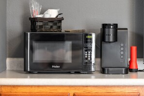 Start your day with a freshly brewed cup of coffee from the convenience of your in-room coffee maker.