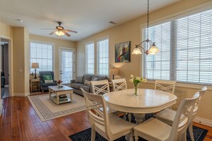 Living Room and Dining Area