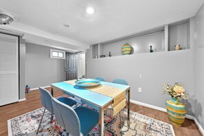 Enjoy a home cooked meal around this charming table!
