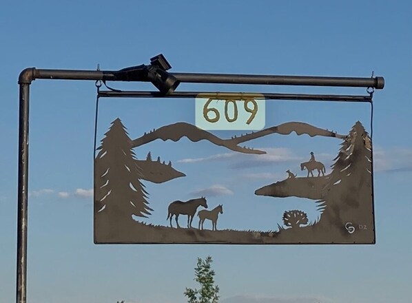 Entry to the property