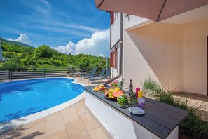 Piscine maison de vacances