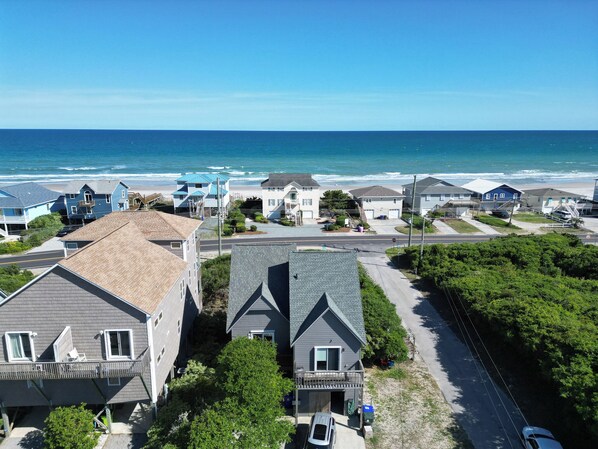 Steps to the Ocean. Directly across street from public beach