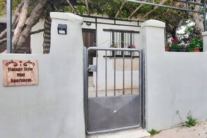 The entrance of the accommodation
