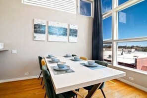 Architecture, Building, Dining Room, Dining Table, Furniture