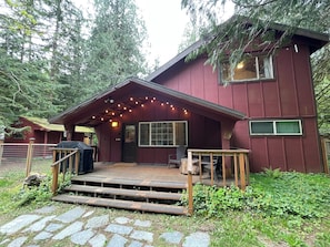 Front deck.