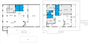Floor plans:
*Downstairs Loft 1bd | 2bth on left
*Upstairs 3bd | 3bth on right
