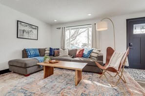 A huge couch for the whole group