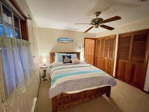 Master bedroom with plenty of closet space and absolutely silent at night.