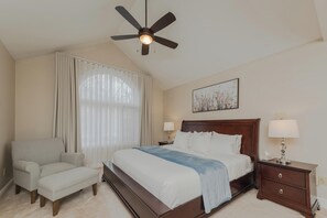 King bedroom on main floor