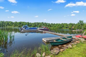 Shared boat docking (first come, first serve)