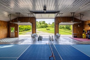 What game will you choose to play first? Giant Chess, Pickleball, or Arcade Games? The kids will never want to leave! Imagine all the memories you'll make spending evenings in the huge game room.