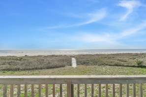 View of the ocean from the back balcony