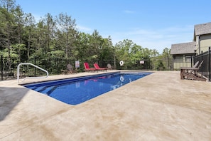 Private Backyard Pool - 32 Foot long and 7ft deep