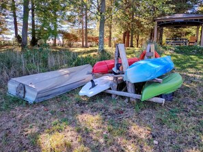 Kayaks, Aluminum Boat, SUP.