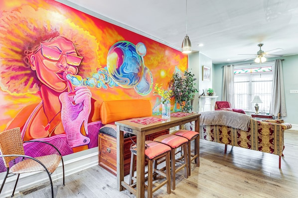 Philadelphia Vacation Rental | 3BR | 1.5BA | 1,060 Sq Ft | 5 Steps to Enter