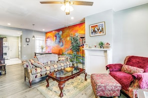 Living Room | Free WiFi | Window A/C Units | 1st Floor
