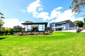 Beautifully landscaped grounds perfect for play or unwinding.