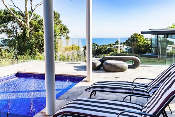 Pool days are better with amazing ocean views like this.