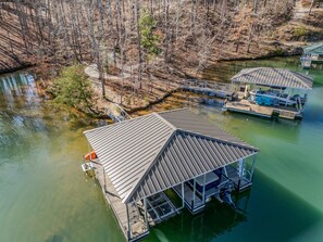 Enjoy direct lake access—our home and community feature private docks for the ultimate waterfront experience.