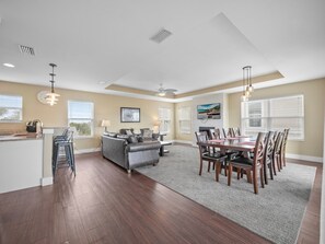 Living and dining area