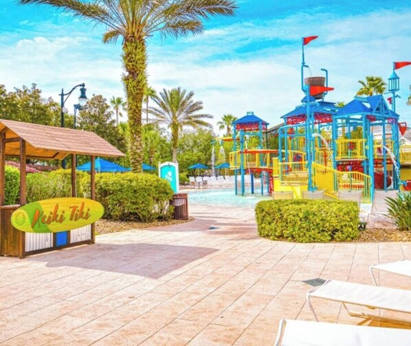 Kids splash pad at Reunion's Waterpark