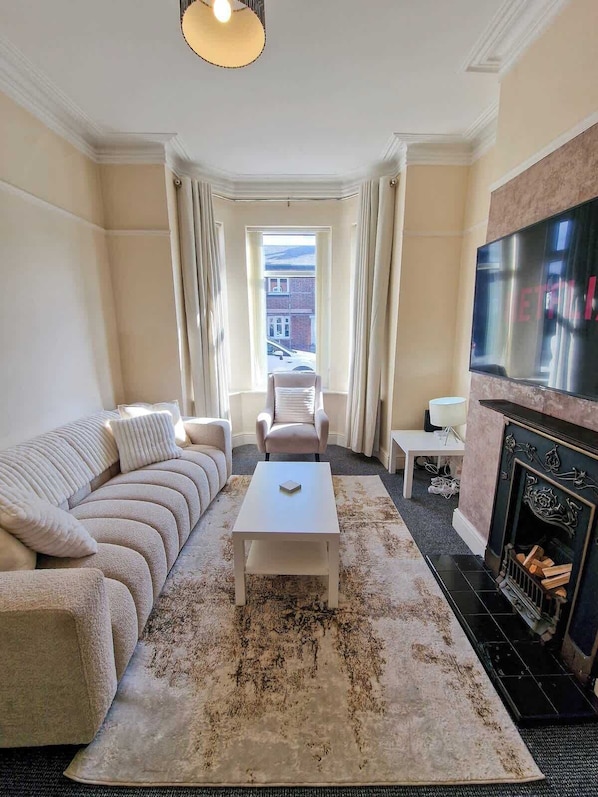Relax with family and friends in our super stylish living space 
