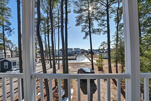 Front deck view