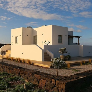 Traditional Cycladic Facade of the Property
Whitewashed walls and minimalist lines capture the essence of island architecture.