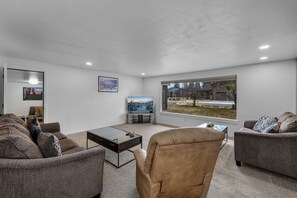 Unit A&B- Living room B side with tv