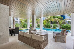 Poolside Lounge Area