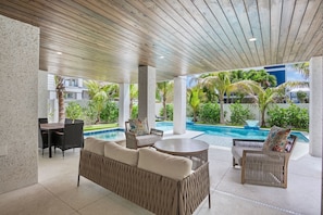 Poolside Lounge Area