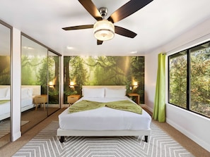 Sleep soundly on lush bedding in each room