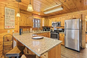 Fully equipped kitchen