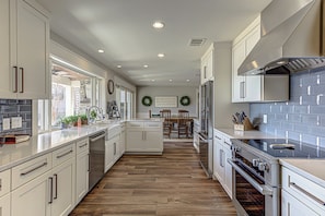 Prepare your favorite meals in the full kitchen