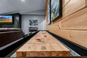 Indoors, Hardwood, Screen, Stained Wood, Furniture