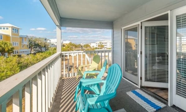 Enjoy the sunshine and sea breeze—your private spot for morning coffee or evening chats!