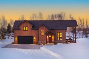 Winter evenings bring stunning sunsets. And don't worry - we'll keep the driveway cleared.