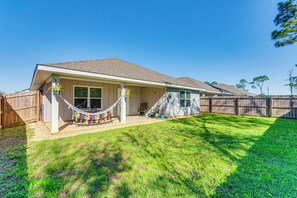 Fenced Yard | Private Patio | Hammock