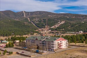 Angel Fire Ski Resort behind condos