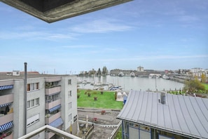 Balkon mit Blick auf den Bodensee