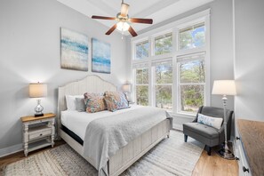 Relax and enjoy the view from the primary bedroom