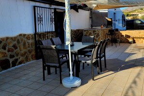 Plenty Of Seating Area By Our Very Private Swimming Pool.