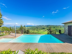 Bleu, Piscine, Loisir, Recours, Eco Hôtel, Mobilier De Jardin, Aménagement Paysager, Thermes, Ferme, Villa