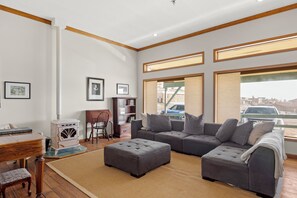 Enjoy the living space after a day on the mountain.