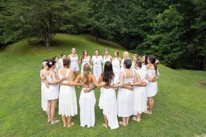 Espace banquet en plein air