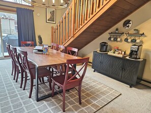Dining area from kitchen